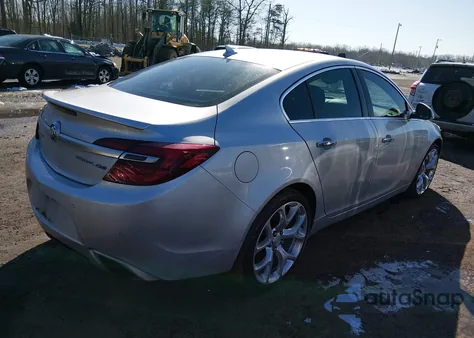2014 Buick Regal Gs из США, поврежденный, VIN 2G4GT5GX6E9220080
